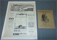 1882 & 1891 Brighton Beach Beach Music Programs