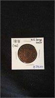 1818 United States large cent