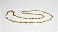 Italian two-toned 18k gold chain, 33g.