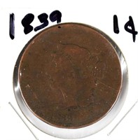 1839 US Large Cent