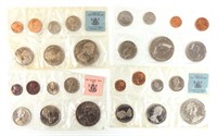 New Zealand coin sets (5)