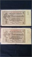 1923 Post World War 1 currency