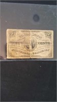 1863 3 cent note