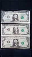 1981 A 3 consecutive notes