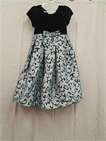 Marmellata Brown & Blue Dress- Girls Size 6
