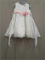 Crayon White & Pink Dress- Girls Size 1/2