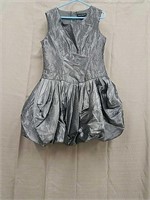 Secret Charm Silver Dress- Girls Size 7