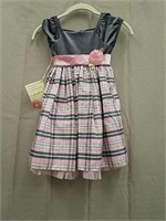 Youngland Pink & Gray Dress- Girls Size 4