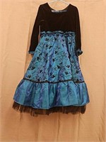 Jana Michelle Black & Blue Dress- Girls Size 5
