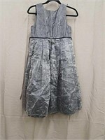 Sweet Heart Rose Silver Dress- Girls Size 16