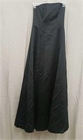 Michael Angalo Size 8 Black Strapless Dress