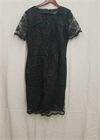 David Rose Size 12 Black Lace Dress