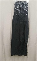 Jessica McClintock Size 9 Black Dress with Silver