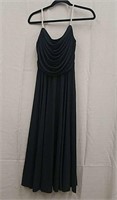 Rimini Size 10 Black with Bling Straps Dress