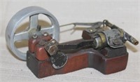 Early toy steam engine, 3.25"x4.5"x2.25" high