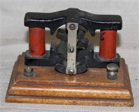 Early electric toy motor, 2.5"x3.75"x2.25" high