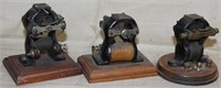 3 small early electric motors, "LITTLE HUSTLER"