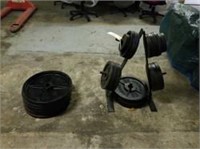 Olympic Style Freeweights on Rack
