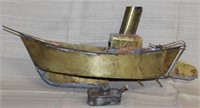 brass hot air powered boat