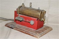 electric fired scale model steam engine,