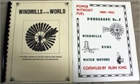 4 soft cover books, "Windmills & Wind Motors" F.E.