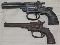 "Big Clip" iron cap gun 7.5" long, "Ranger Jr"