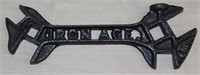 Iron Age cut out wrench, 8.5" long