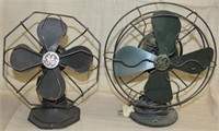 2 GE fans, octagonal guard, non oscillating,