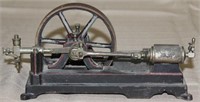 steam engine, 9" long overall w/4" dia. flywheel