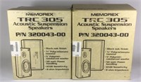 (3) Memorex TRC-305 Acoustic Suspension Spkrs