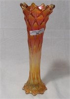 Dugan 9" marigold Lined Lattice vase