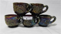 5 Nice Dugan Many Fruits punch cups in