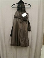 JS Collection Size 6 Brown Dress with Scarf Cover