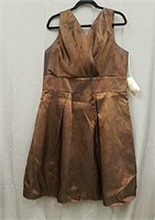 Do You Love Me? Size 18 Brown Dress