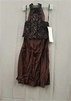 Roberta Size 13/14 Brown Short Dress