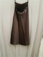 Alfred Angelo Size 6 Brown Strapless Dress