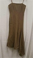 BCBG Maxazria Size 6 Brown Strapless Dress