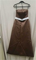 Bill Levkoff Size 10 Brown Dress