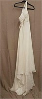 Pallas Athena Size 12 Single Strap Wedding Dress