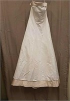 Michael Angalo Ivory Accent Wedding Dress- Size