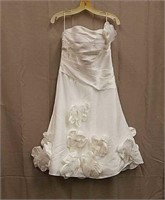 Short Wedding Dress- Believe to be Size 12-14