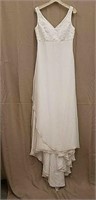Bellissima Size 14 Beaded Wedding Dress