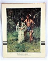 16x20 Sealed Art Print Native American Love