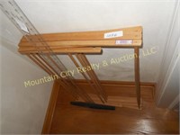 Wooden Drying Rack and Sewing Adjust-A-Rule