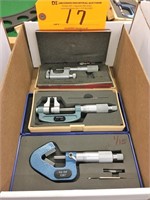 (3) ASSORTED MICROMETERS