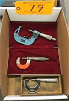 LOT ASSORTED MICROMETERS