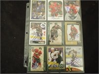 Lot 9 Signed Hockey Cards