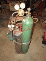 Oxygen and Acetylene Cutting Torch Set