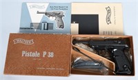WALTHER COMMERICAL P38, 9MM PISTOL, BOXED MINT