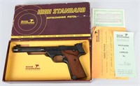 HIGH STANDARD MILITARY 107 .22LR PISTOL, BOXED